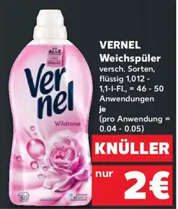 Kaufland Vernel Weichspüler Angebot