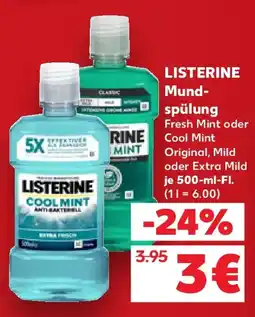 Kaufland Listerine Mundspülung Angebot