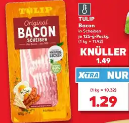 Kaufland TULIP Bacon in Scheiben Angebot