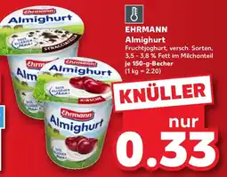 Kaufland Ehrmann Almighurt Angebot