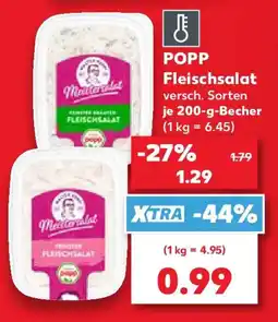 Kaufland POPP Fleischsalat Angebot