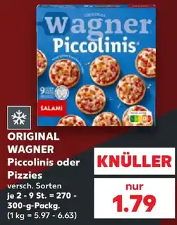 Kaufland ORIGINAL WAGNER Piccolinis oder Pizzies Angebot