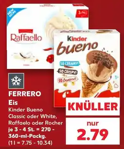 Kaufland FERRERO Eis Angebot