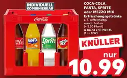 Kaufland Coca-Cola, Fanta, Sprite oder Mezzo Mix Erfrischungsgetränke Angebot