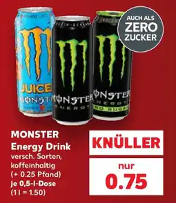 Kaufland MONSTER Energy Drink Angebot