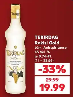 Kaufland TEKIRDAG Rakisi Gold Angebot