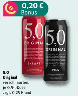 REWE 5,0 Original Angebot
