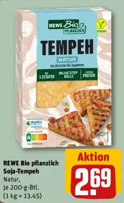 REWE REWE Bio pflanzlich Soja-Tempeh Angebot