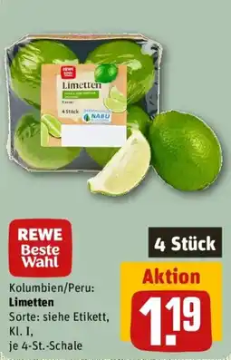 REWE Limetten Angebot