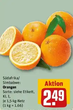 REWE Orangen Angebot