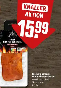 REWE Butcher's Barbecue Puten-Minutenschnitzel Angebot