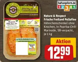 REWE Nature & Respect Frische Freiland Pollofino Angebot