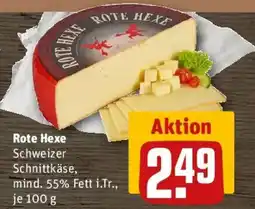 REWE Rote Hexe Schweizer Schnittkäse Angebot