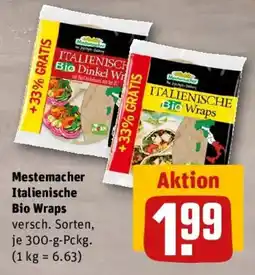 REWE Mestemacher Italienische Bio Wraps Angebot