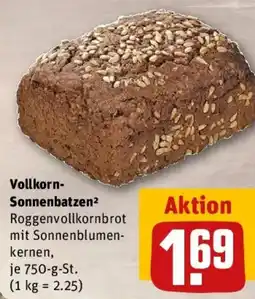 REWE Vollkorn-Sonnenbatzen Angebot