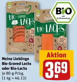 REWE Meine Lieblinge Bio-Graved Lachs oder Bio-Lachs Angebot