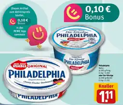 REWE Philadelphia oder Der Körnige Angebot