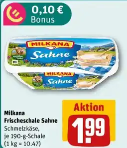 REWE Milkana Frischeschale Sahne Angebot