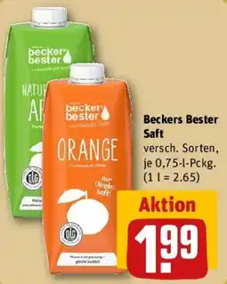 REWE Beckers Bester Saft Angebot