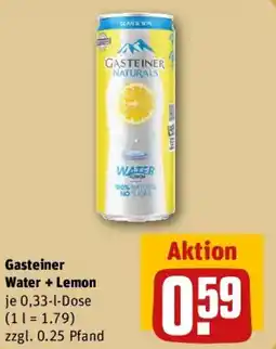 REWE Gasteiner Water + Lemon Angebot