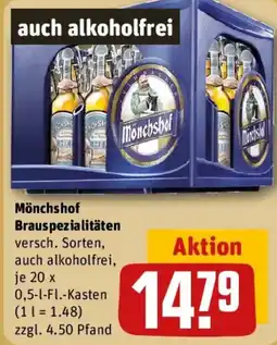 REWE Mönchshof Brauspezialitäten Angebot