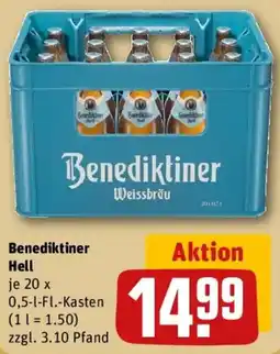 REWE Benediktiner Hell Angebot