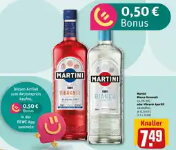 REWE Martini Bianco Vermouth oder Vibrante Aperitif Angebot
