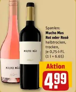 REWE Mucho Mas Rot oder Rosé Angebot