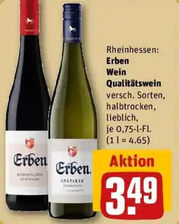 REWE Erben Wein Qualitätswein Angebot