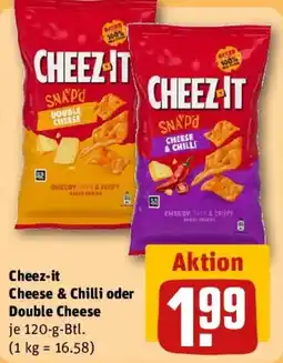 REWE Cheez-it Cheese & Chilli oder Double Cheese Angebot