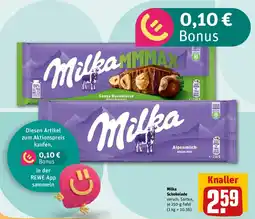 REWE Milka Schokolade Angebot