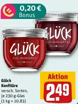 REWE Glück Konfitüre Angebot