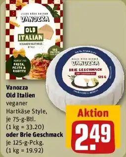 REWE Vanozza Old Italien oder Brie Geschmack Angebot