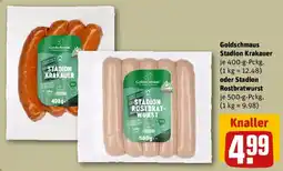REWE Goldschmaus Stadion Krakauer oder Stadion Rostbratwurst Angebot