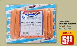 REWE Salzbrenner Mini Dom Würstchen Angebot