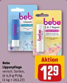 REWE Bebe Lippenpflege Angebot
