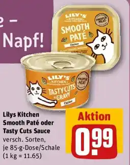 REWE Lilys Kitchen Smooth Paté oder Tasty Cuts Sauce Angebot