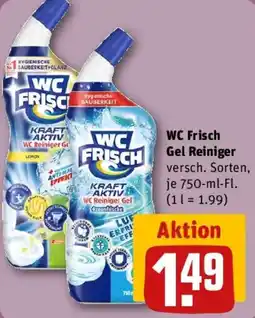 REWE WC Frisch Reiniger Gel Angebot