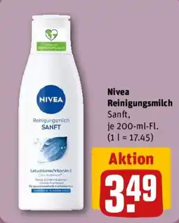 REWE Nivea Reinigungsmilch Sanft Angebot