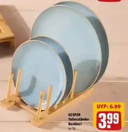 REWE KESPER Tellerständer Bambus Angebot
