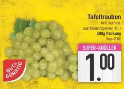 E-Center GUT & GÜNSTIG Tafeltrauben Angebot