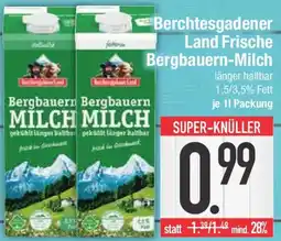 E-Center Berchtesgadener Land Frische Bergbauern-Milch Angebot