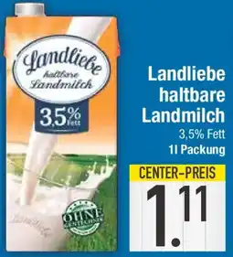E-Center Landliebe haltbare Landmilch Angebot
