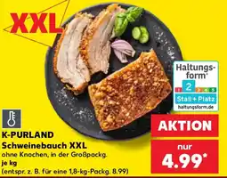 Kaufland K-PURLAND Schweinebauch XXL Angebot