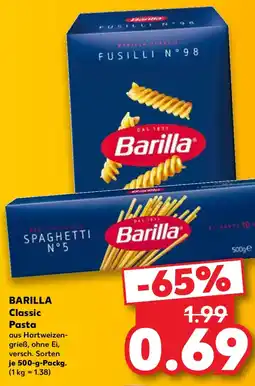 Kaufland BARILLA Classic Pasta Angebot