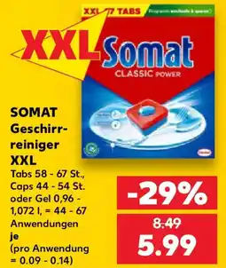 Kaufland Somat Geschirrreiniger XXL Angebot