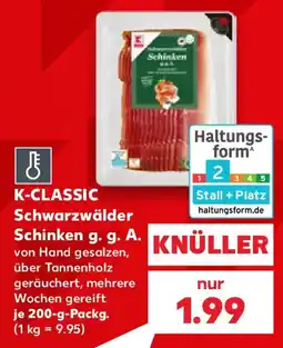 Kaufland K-CLASSIC Schwarzwälder Schinken g. g. A. Angebot