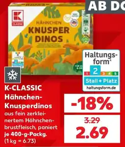Kaufland K-CLASSIC Hähnchen-Knusperdinos Angebot