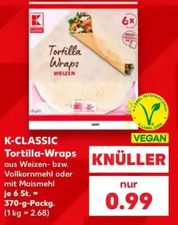 Kaufland K-CLASSIC Tortilla-Wraps Angebot