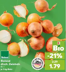 Kaufland Bioland dtsch. Zwiebeln Angebot